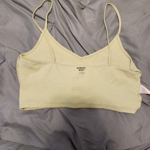 ARITZIA- SUNDAY BEST YELLOW TANK TOP